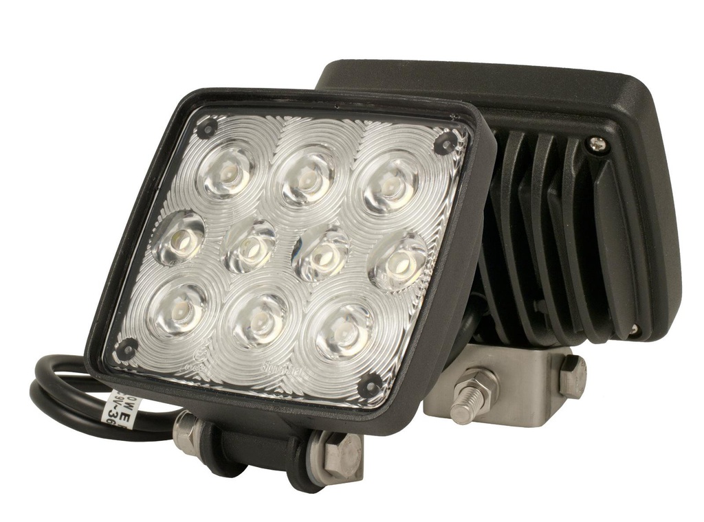 LED 10 DIODE 4" RECTANGULAR AUX LAMP