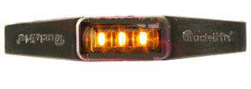 LED 36 SERIES FLEX LAMP, WINGED, SIDE EXIT WIRE, YELLOW
