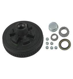 Hub &amp; Drum Only, 655 Uses 25580/LM67048, 2600lb Capacity